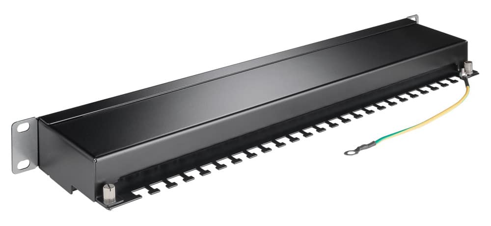 Πίνακας σύνδεσης GOOBAY 93048 19"/1U, 24 θύρες, CAT 6 STP, μαύρo - Image 3