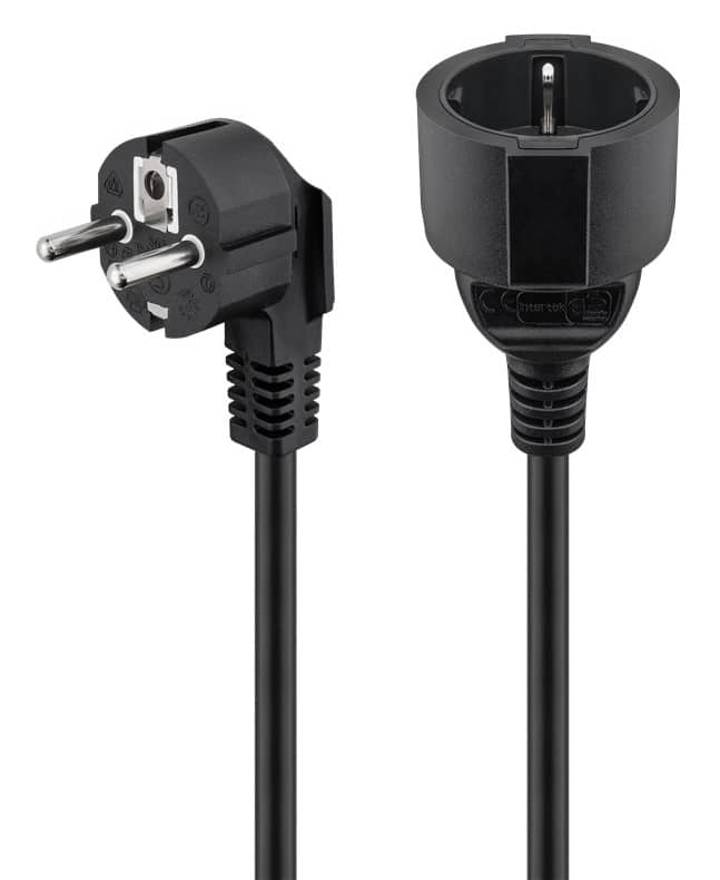 GOOBAY μπαλαντέζα προέκταση ρεύματος 93095, schuko, 3x 1.5mm², 10m, μαύρη - Image 6