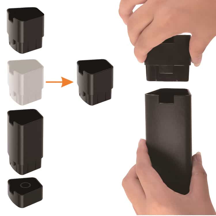 BRATECK επιτραπέζια βάση AMS-7 για οθόνη 17-32", 3x USB 3.0, 20kg - Image 6