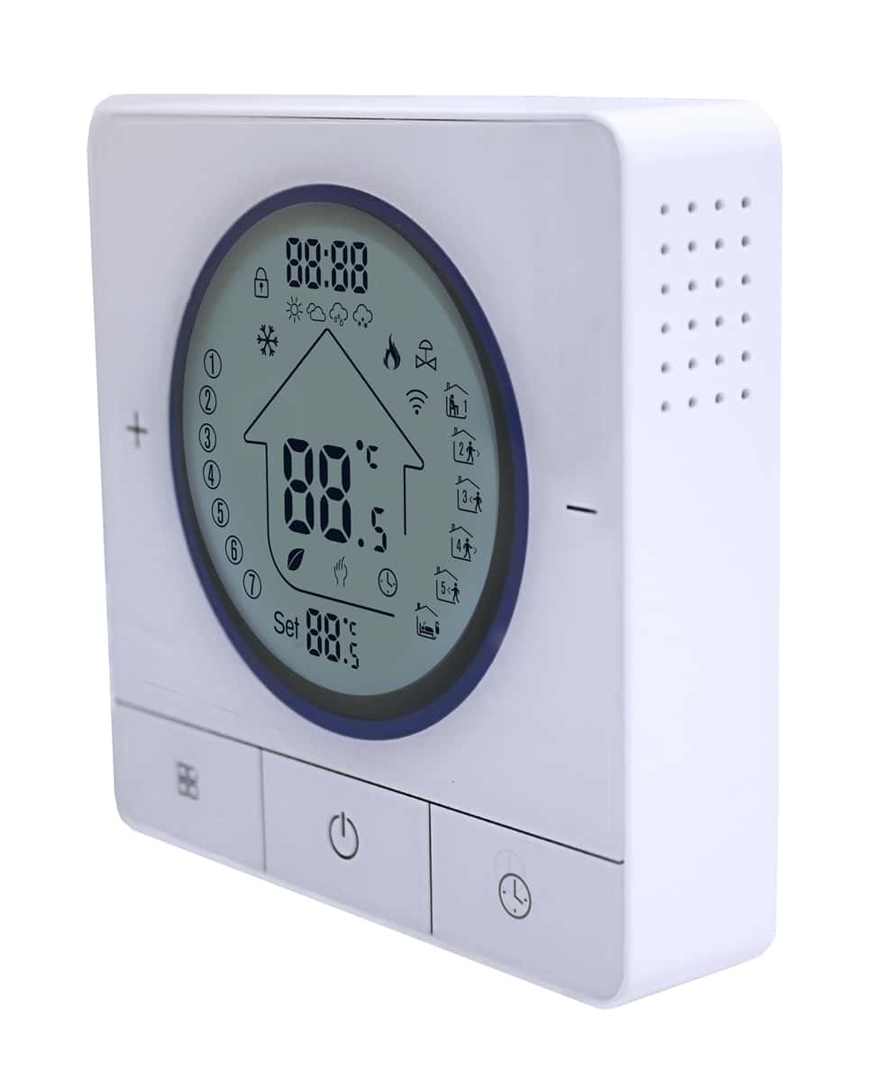 Smart θερμοστάτης αερίου BHT-800WM-GCLW, WiFi, επιτοίχιος, λευκός - Image 4