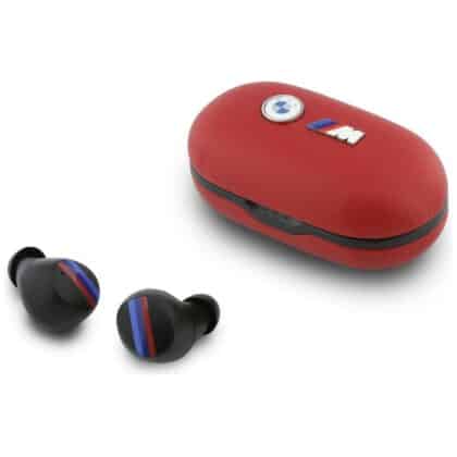 Ακουστικά Bluetooth TWS BMW Μεταλλικό λογότυπο ENC κόκκινο