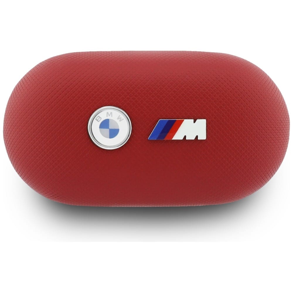 Ακουστικά Bluetooth TWS BMW Μεταλλικό λογότυπο ENC κόκκινο - Image 2