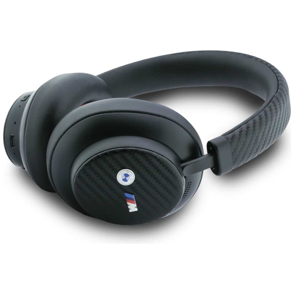 Ακουστικά BMW M με μεταλλικό λογότυπο Bluetooth ENC σε μαύρο χρώμα - Image 2