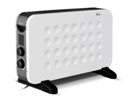 BRUNO θερμοπομπός BRN-0206, 2000W, με θερμοστάτη & ανεμιστήρα, λευκός