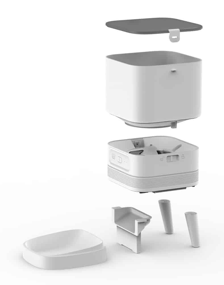 BRUNO smart ταΐστρα κατοικίδιων BRN-0232, 4L, WiFi, λευκή - Image 8