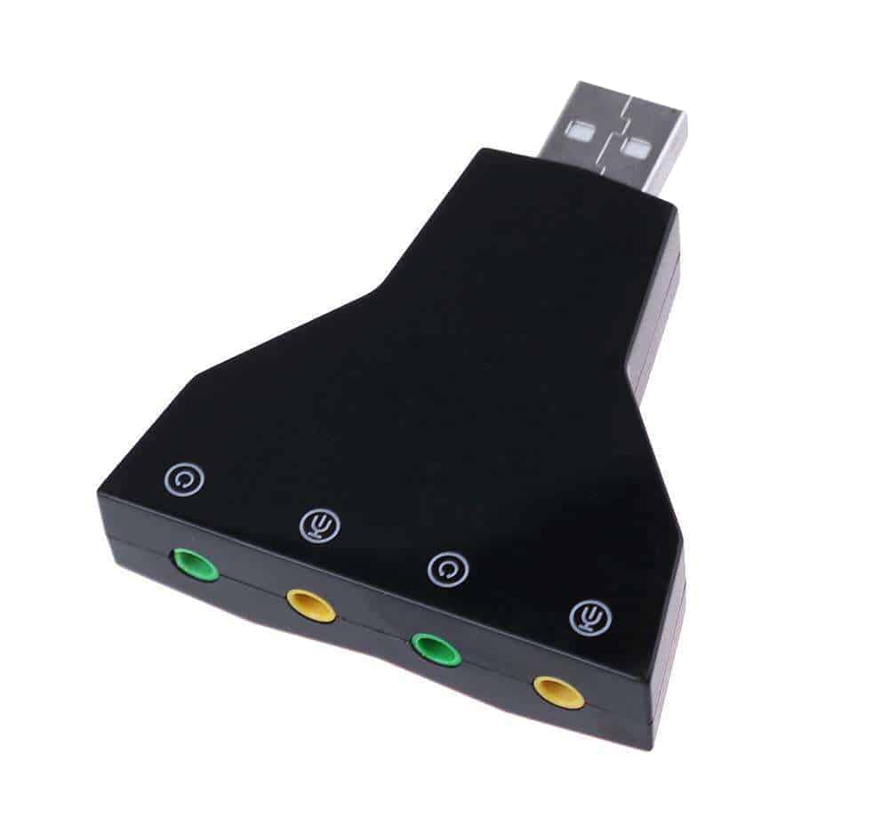 POWERTECH κάρτα ήχου USB CAB-U037, 7.1CH, έξοδος μικρόφωνου & ακουστικού - Image 3
