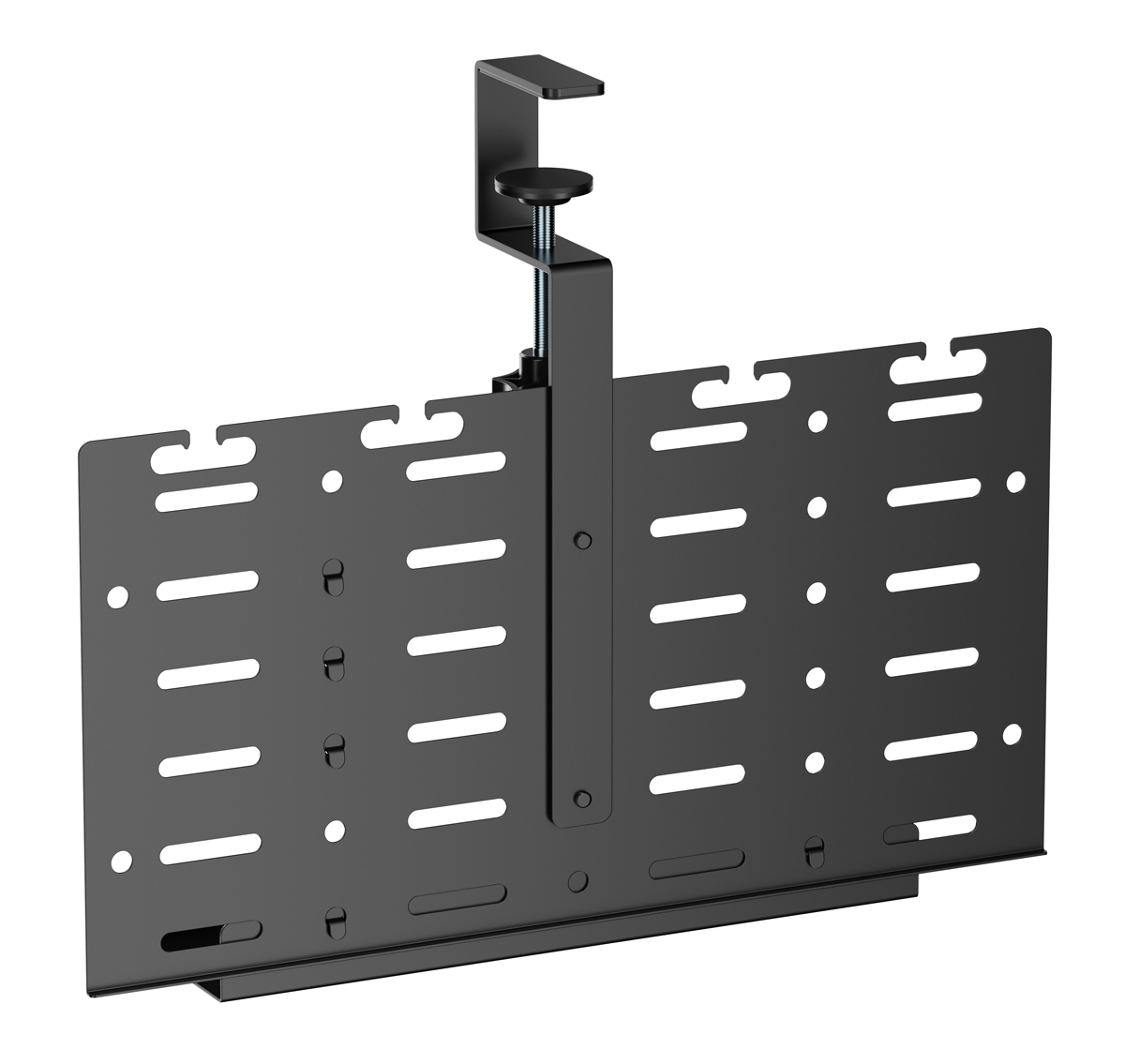 BRATECK cable management γραφείου CC11-20-1, μεταλλικό, 384x63x307mm, μαύρο - Image 8