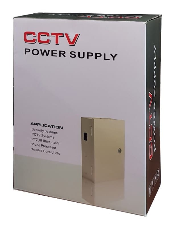 POWERTECH τροφοδοτικό CP1209-10A-B για CCTV-Alarm, DC12V 10A, 9 κανάλια - Image 3