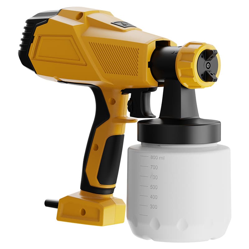 DELI ηλεκτρικό πιστόλι βαφής DC090 με δοχείο 800ml, 450W - Image 2