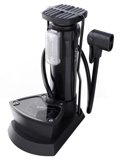 DELI τρόμπα ποδιού DL880003 με μανόμετρο, 140PSI, μαύρη