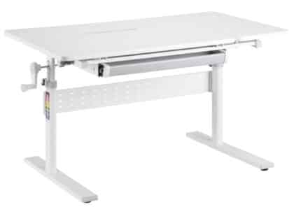 BRATECK παιδικό γραφείο E603, ρυθμιζόμενο, 100x60x54~76cm, λευκό
