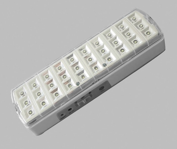POWERTECH LED φωτιστικό εκτάκτου ανάγκης EMEL-0001, 1800mah, λευκό - Image 3