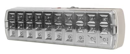 POWERTECH LED φωτιστικό εκτάκτου ανάγκης EMEL-0001, 1800mah, λευκό