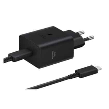 Φορτιστής ταξιδιού Samsung 45W με καλώδιο Type-C σε Type-C (1,8 m), PD3.0, PDO/PPS, Μαύρο EU (EP-T4511XBEGWW)