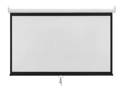 BRATECK οθόνη προβολής projector τοίχου/οροφής ESBA100, 221x124cm, 16:9/100", πτυσσόμενη