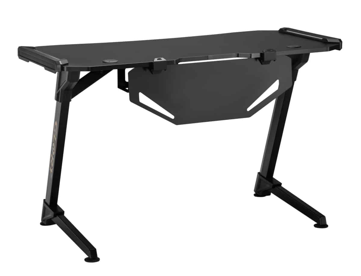 BRATECK gaming γραφείο Glory GMD04-1S, 1200x600mm, RGB, μαύρο - Image 5