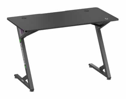 BRATECK gaming γραφείο GMD14-1 με RGB φωτισμό, 120x60x75cm, μαύρο