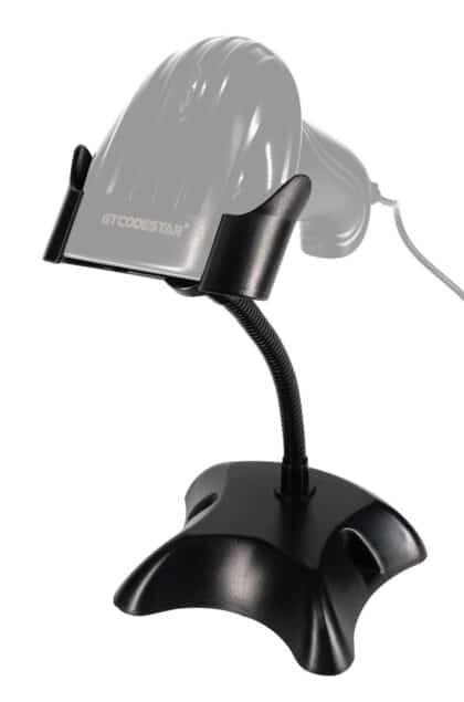 GTCODESTAR βάση για barcode scanner GTC-STAND, εύκαμπτος μεταλλικός βραχίονας, μαύρη
