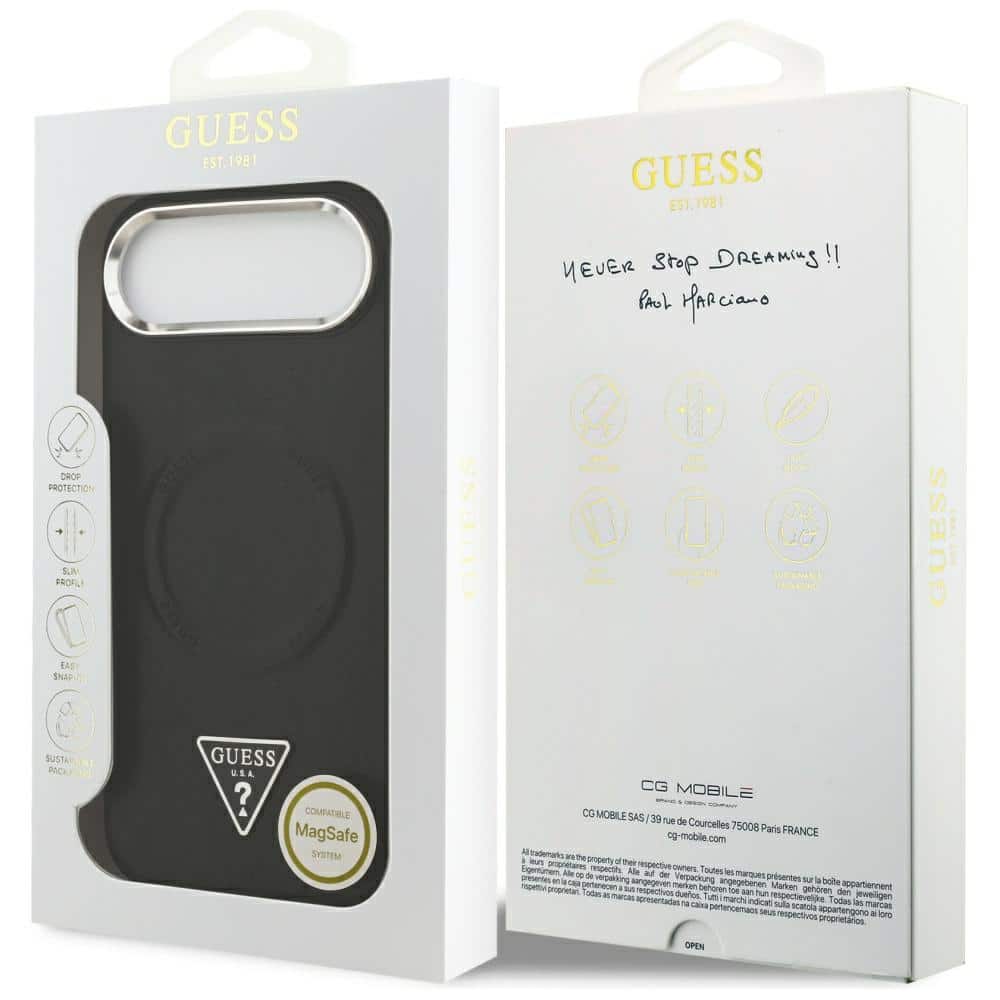 Guess Triangle Logo MagSafe - θήκη για Apple iPhone Air - Μαύρο - Image 8