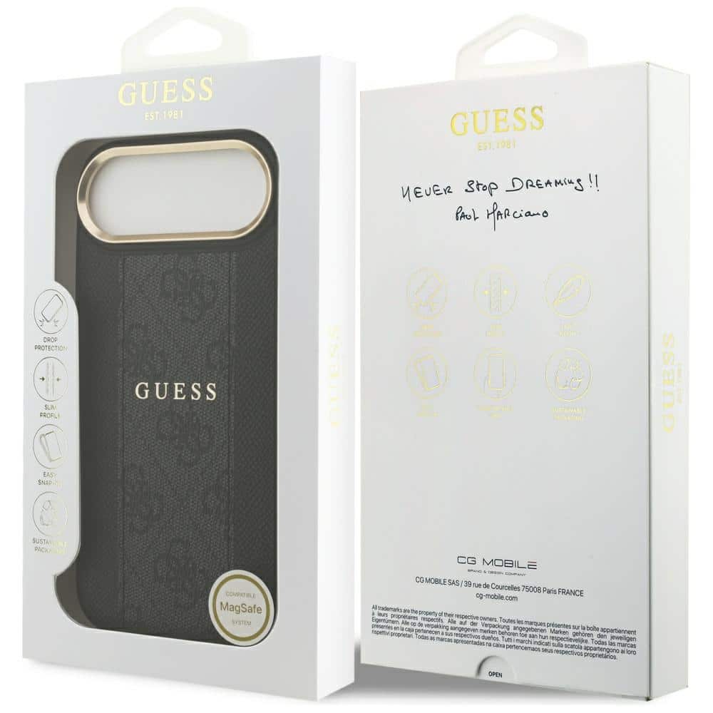 Guess 4G Stripe MagSafe - θήκη για Apple iPhone 17 Air - Μαύρο - Image 8