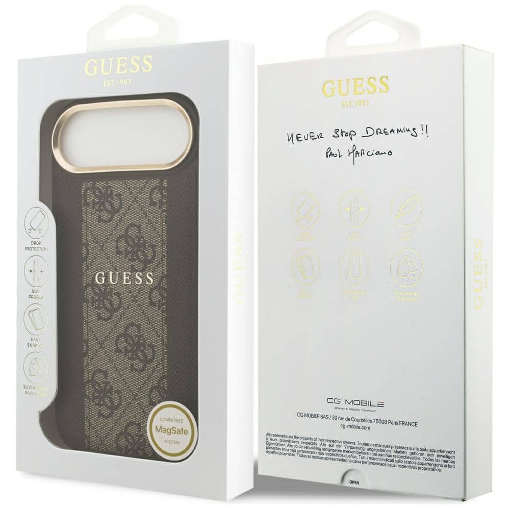 Guess 4G Stripe MagSafe - θήκη για Apple iPhone 17 Air - Καφέ - Image 8