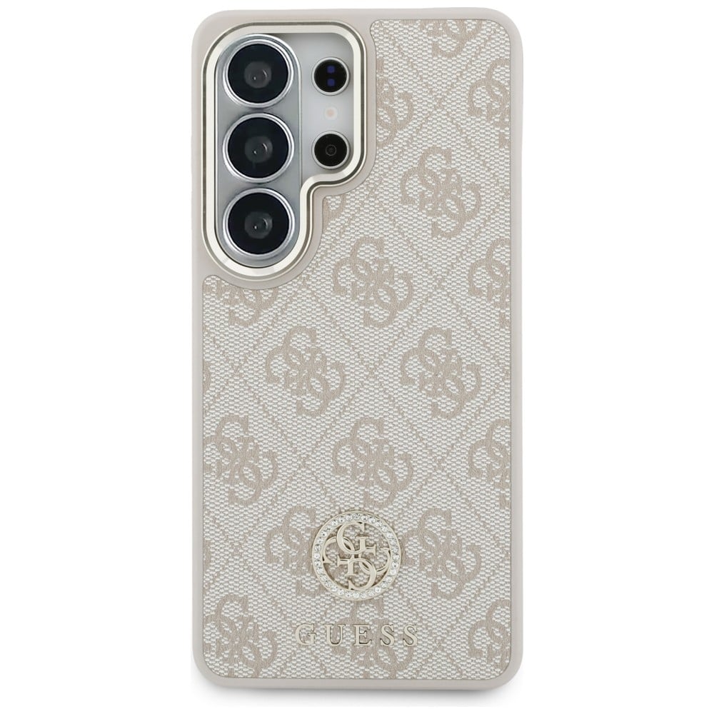 Guess 4G Big Rhinestone Triangle Strap - θήκη για Samsung Galaxy S26 Ultra - Ροζ - Image 3