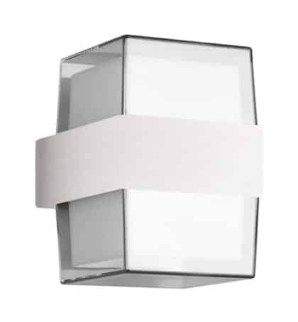 POWERTECH LED φωτιστικό τοίχου HLL-0158, 14W, 4000K, 1120lm, IP65, λευκό
