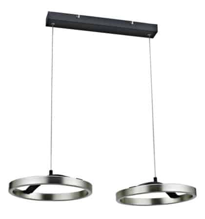 POWERTECH LED φωτιστικό οροφής HLL-0203, 42W, 4000K, 70x30x120cm, ασημί/μαύρο