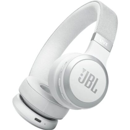 JBL Live 670NC Ασύρματα Ακουστικά Bluetooth On-Ear Λευκά EU