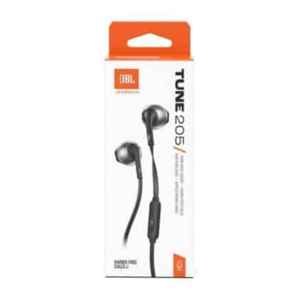 JBL Tune 205 Ενσύρματα Ακουστικά In-Ear Μαύρα EU