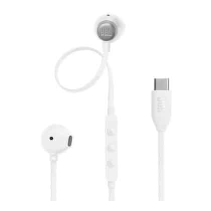 JBL Tune 305C Ενσύρματα Ακουστικά In-Ear, (Τύπος-C) Λευκά EU