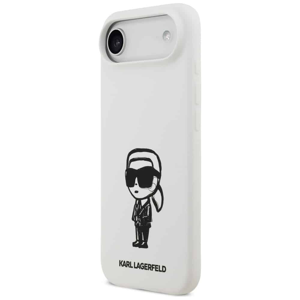 Karl Lagerfeld Σιλικόνης Karl Sketch & Logo MagSafe - θήκη για Apple iPhone Air - Λευκό - Image 2