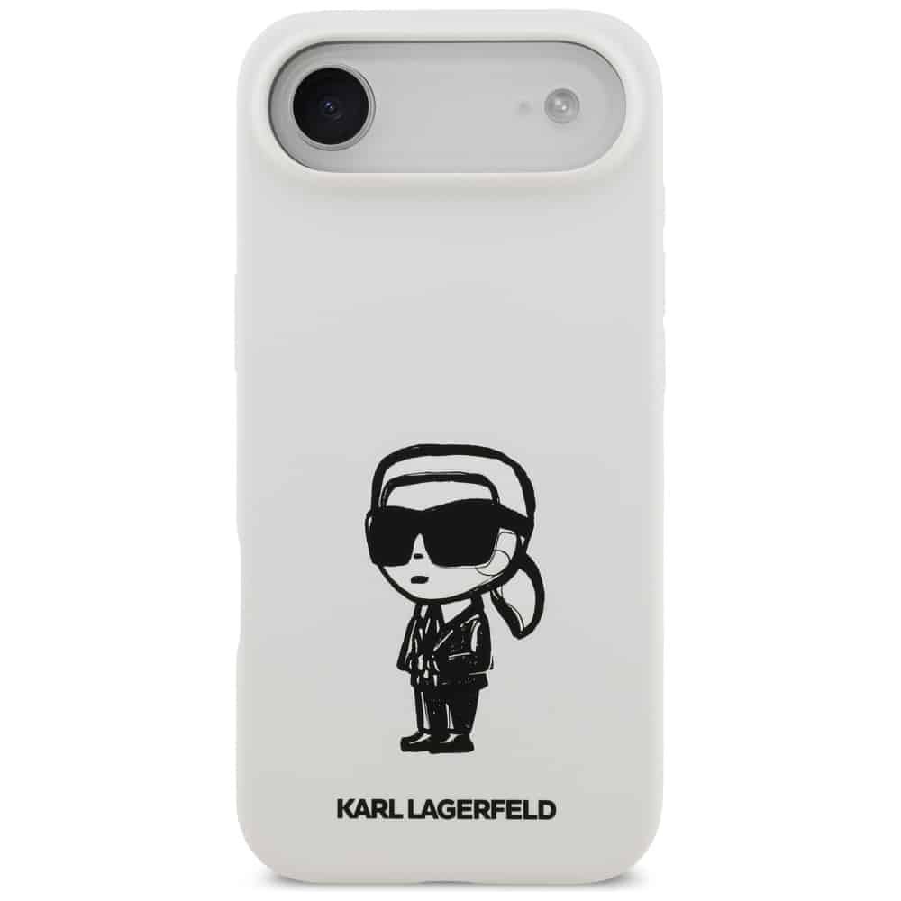 Karl Lagerfeld Σιλικόνης Karl Sketch & Logo MagSafe - θήκη για Apple iPhone Air - Λευκό - Image 3