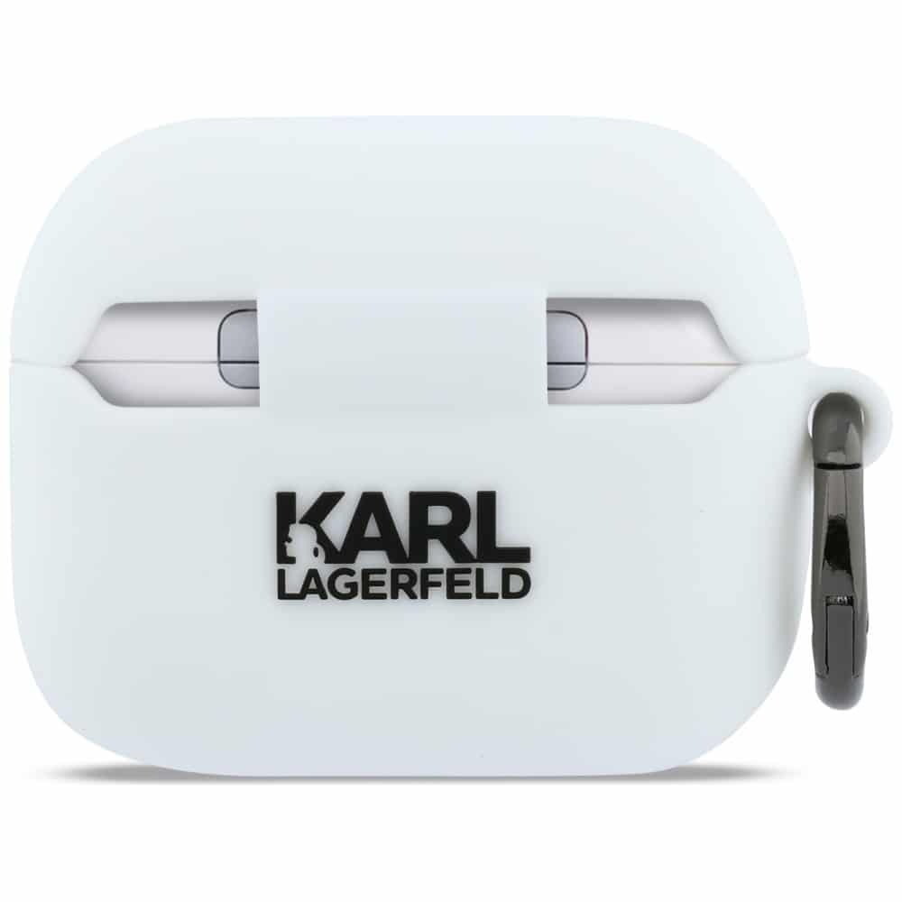 Θήκη Karl Lagerfeld Silicone Karl Head 3D για AirPods Pro 3 λευκή - Image 3