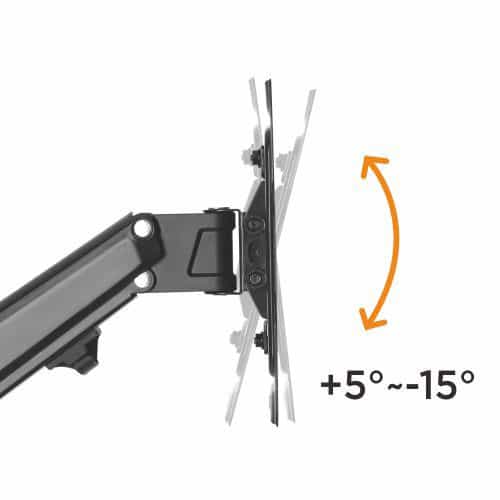 BRATECK επιτοίχια βάση τηλεόρασης LDA33-222, 23-43", έως 23kg, full motion - Image 4