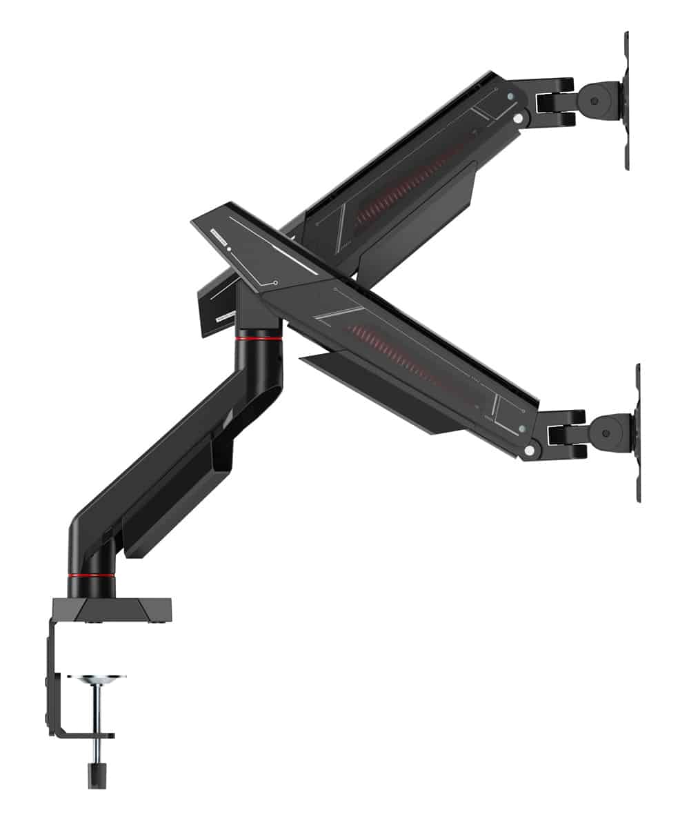BRATECK βάση γραφείου για 2x οθόνες LDT114-C024, 17-35", έως 12kg - Image 2