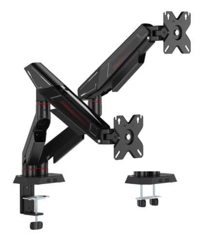 BRATECK βάση γραφείου για 2x οθόνες LDT114-C024, 17-35", έως 12kg