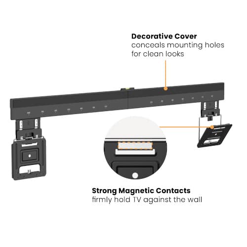 BRATECK επιτοίχια βάση τηλεόρασης LED-1948, 43-100", έως 75kg, ultra slim, fixed - Image 4