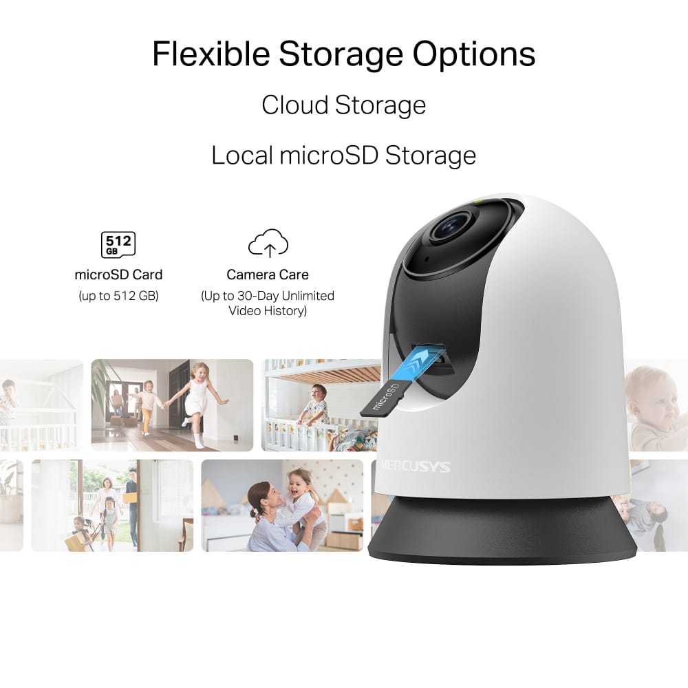 MERCUSYS smart κάμερα MC210, 2K/3MP, WiFi, PTZ, SD, EU/1.0 - Image 8