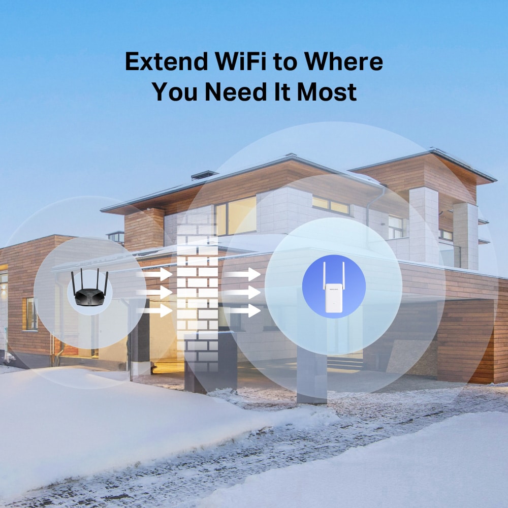 Επέκταση εμβέλειας MERCUSYS ME80X, WiFi 6, 3000Mbps AX3000, V1.0 - Image 5