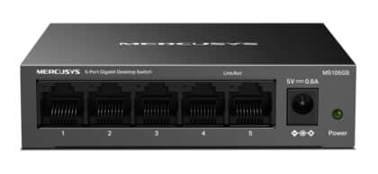 Επιτραπέζιος διακόπτης MERCUSYS MS105GS, 5x Gigabit, V2.0