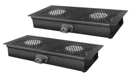 Ανεμιστήρας ψύξης POWERTECH για rack NETW-0009, 4 ανεμιστήρες, 2x 29.5x13x4cm