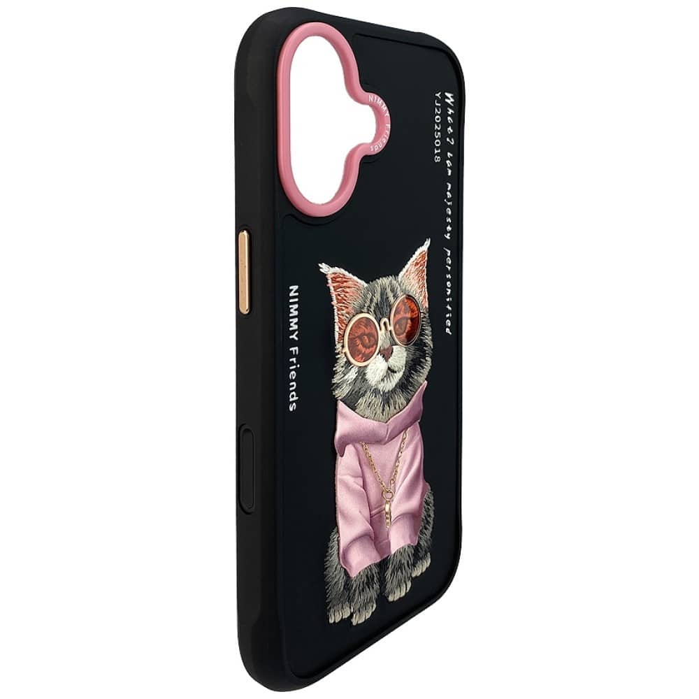 Nimmy Glasses Cool Cat - θήκη για Apple iPhone 17 - Μαύρο - Image 4