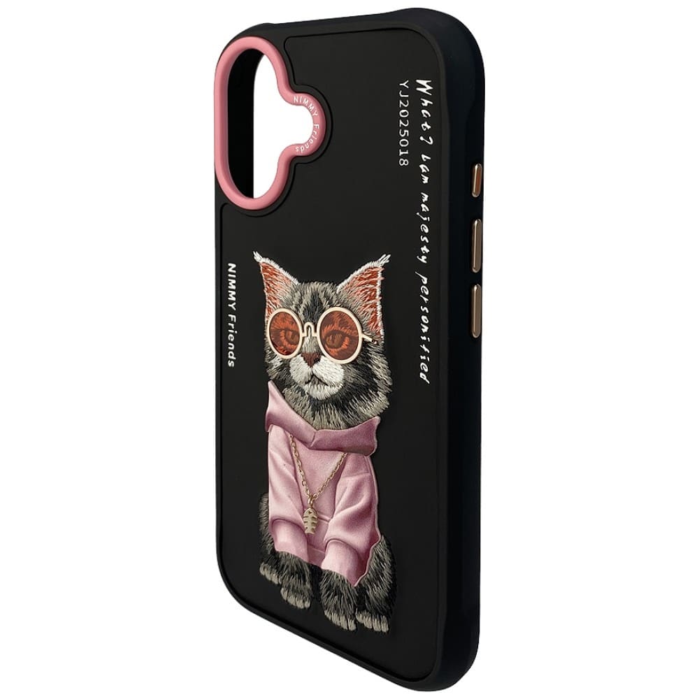 Nimmy Glasses Cool Cat - θήκη για Apple iPhone 17 - Μαύρο - Image 5