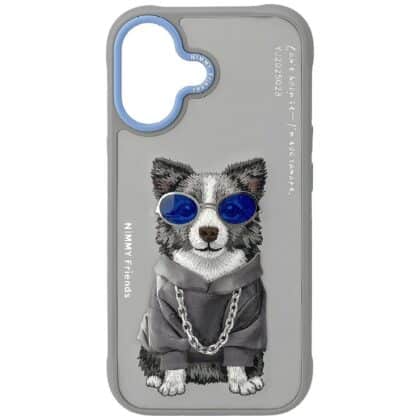 Nimmy Glasses Cool Dog - θήκη για Apple iPhone 17 - Γκρι