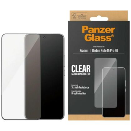 PanzerGlass εξαιρετικά φαρδύ σκληρυμένο γυαλί για Xiaomi Redmi Note 15 Pro 5G