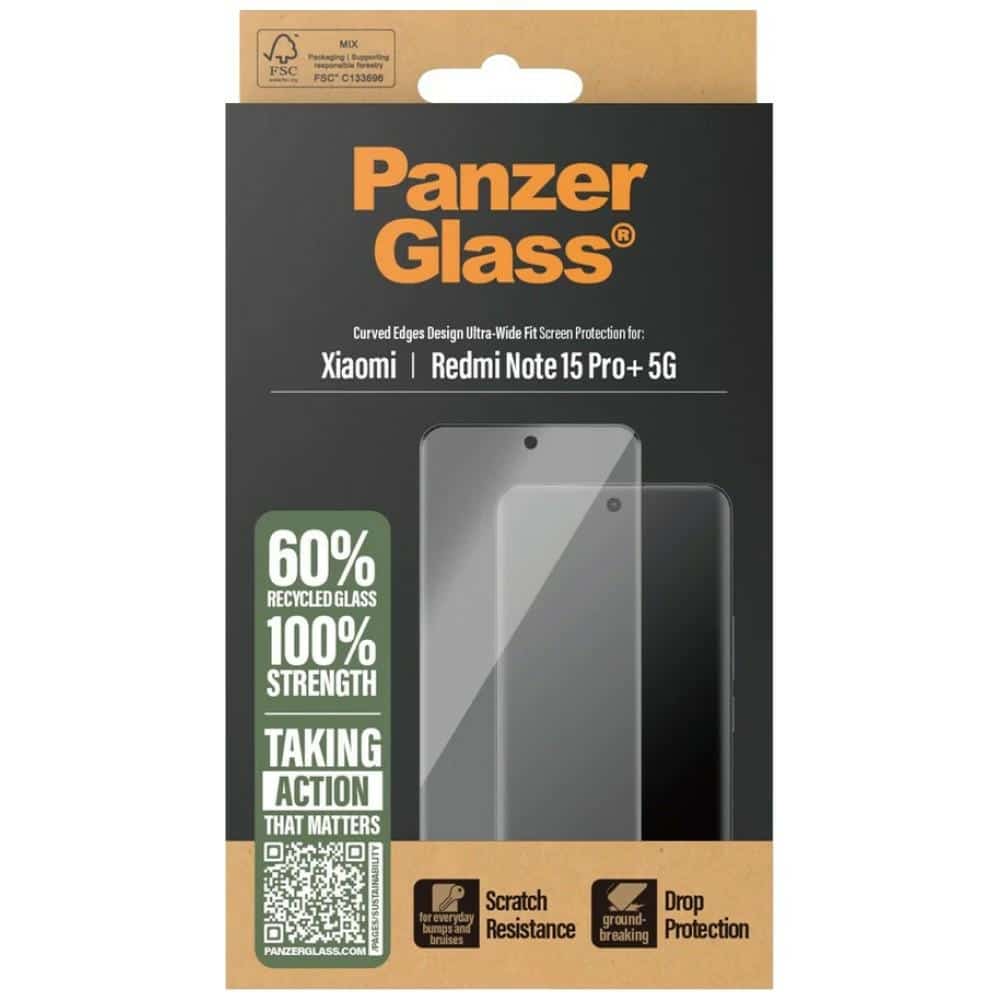 PanzerGlass εξαιρετικά φαρδύ σκληρυμένο γυαλί για Xiaomi Redmi Note 15 Pro+ 5G - Image 4