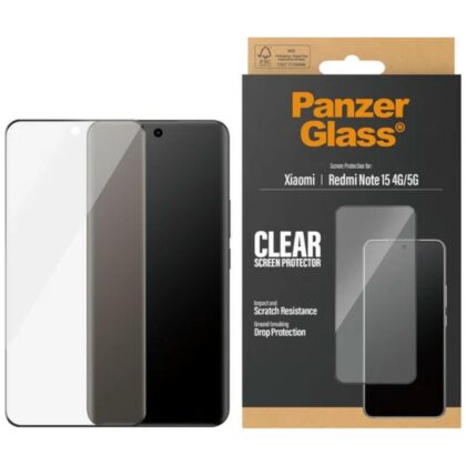 PanzerGlass SAFE Ultra-Wide Fit Tempered Glass για Xiaomi Redmi Note 15 4G/5G