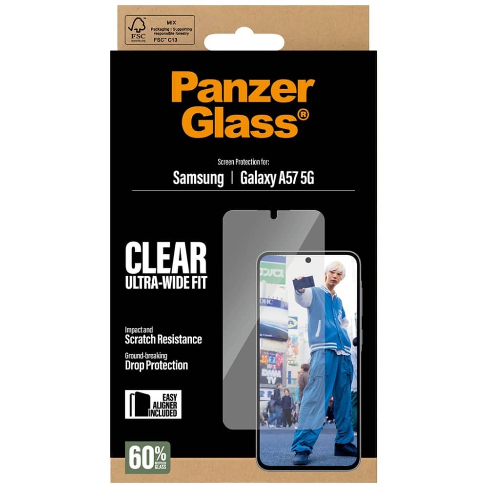 PanzerGlass εξαιρετικά φαρδύ σκληρυμένο γυαλί για Samsung Galaxy A57 5G - Image 3