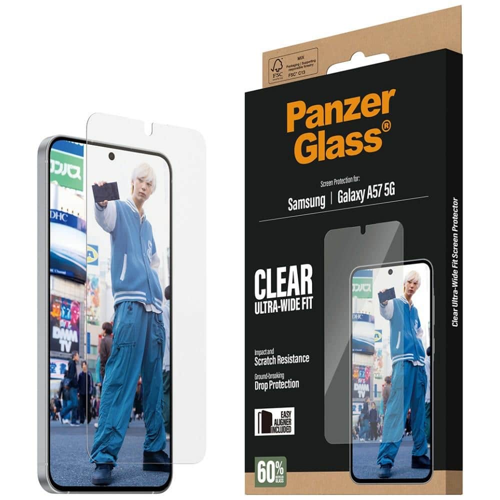PanzerGlass εξαιρετικά φαρδύ σκληρυμένο γυαλί για Samsung Galaxy A57 5G - Image 6